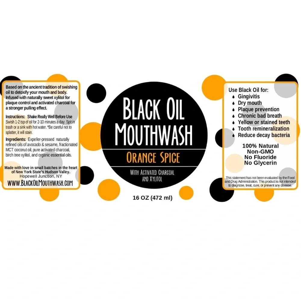 Black Oil Mouthwash is the world’s first and only of its kind. With washcloth